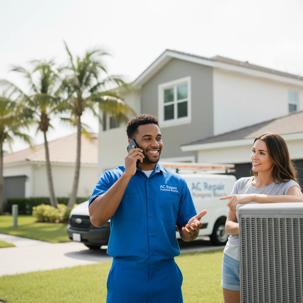 AC Repair Pompano Beach customer support in Hasbrouck Heights